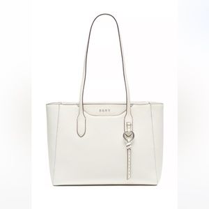 NWT DKNY Lola TZ Tote in White